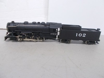 RIVAROSSI ~A.T.S.F. - SANTA FE 0-8-0 SWITCHER LOCOMOTIVE & TENDER