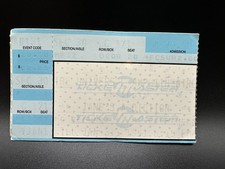 JANE'S ADDICTION CONCERT TICKET STUB, UNIVERSAL AMPHITHEATRE, JAN. 31 1991