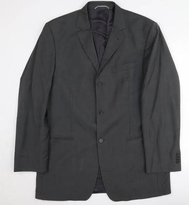 Linus graue Herren Anzugjacke, festlich, Größe 38 Regular