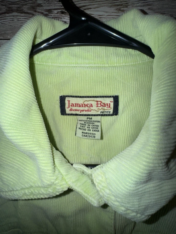 Jamaica Bay женская куртка маленький средний лайм зеленый вельвет хорошее состояние товара - Изображение 3 из 4