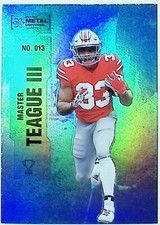 2022 SKYBOX METAL UNIVERSE CHAMPIONS #013 MASTER TEAGUE III AQUA NM-MT+