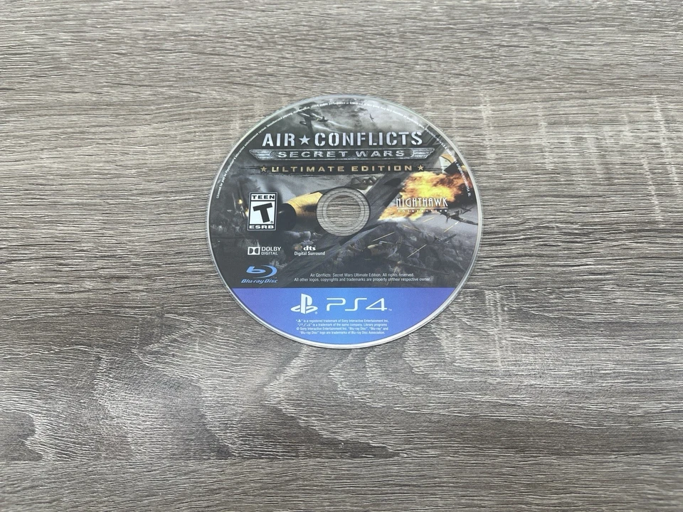 Air Conflicts: Secret Wars Ultimate Edition (Sony PlayStation 4, 2016) Disc Only - Image 2 of 4
