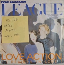 The Human League Hard Times Vinyl Record 7" VG+/VG VS 435 1981