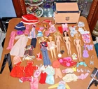 Vintage Lot of 5 Dolls Barbie Skipper Ideal 1960s + 55+ Clothing & Accessories