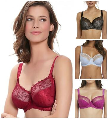 FREE UK SHIPPING FANTASIE ESTELLE SIDE SUPPORT BRA 9352 BLACK