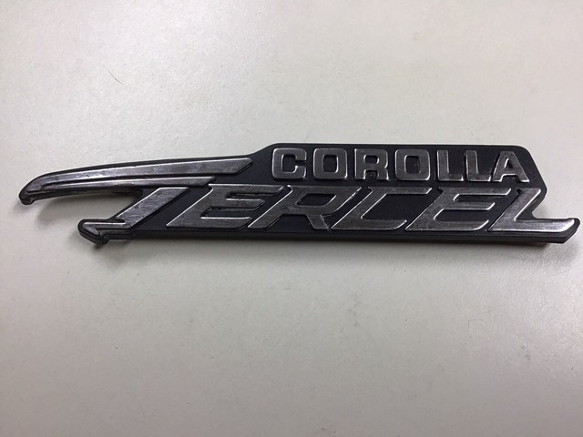 1980s Toyota Corolla Tercel Front Fender / Hatch Trunk Emblem Badge | eBay