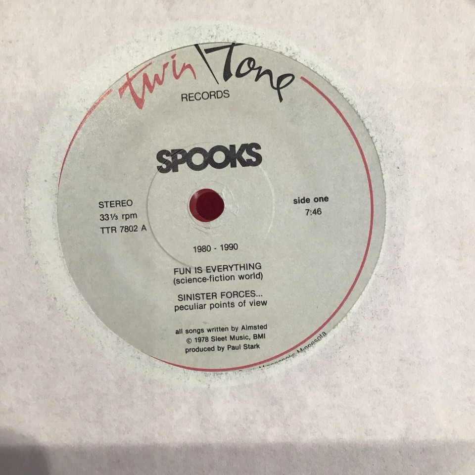 New Wave USA SPOOKS 1980 1990 E.P. Twin Tone Red Wax 1978 New Old