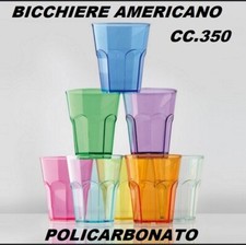 6 PZ BICCHIERE AMERICANO SPRITZ BAR POLICARBONATO CC 350 INDISTRUTTIBILE 92021