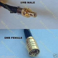 RG58 XM Sirius Coax Satellite Radio Extension Cable F SMB to Male to GPS Antenna