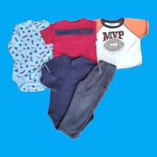   Lot Of 5, Boys 24 Mos 4 Tops  1 Pant, Mixed Brands