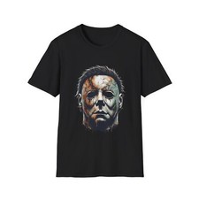 Michael Myers Mask T-Shirt - Iconic Horror Mask Graphic Tee
