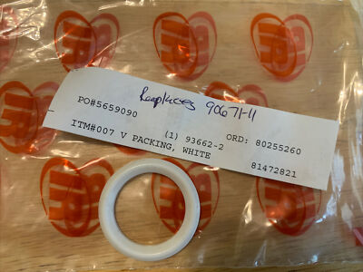 ARO 93662-2 V-PACKING,  WHITE, NEW REPLACES 90671-11
