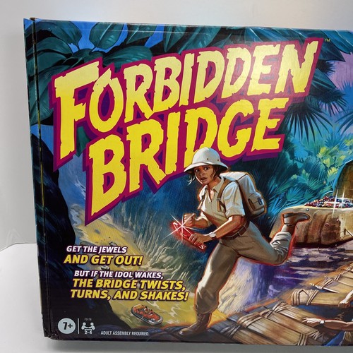 FORBIDDEN BRIDGE Adventure Board Game Hasbro Gaming 2-4 Players Ages 7+ NEW - Picture 2 of 11