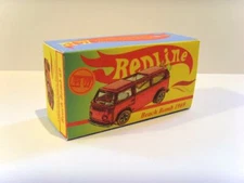 HOT WHEELS REDLINE - Superb custom display box - 'BEACH BOMB' (Rear loading)