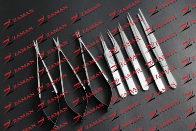 Hand Surgery Basic Set of Micro Surgical Instruments With case By Zaman Products