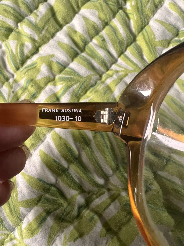 Gafas vintage años 70 PLAYBOY hechas en Austria 10 plástico OPTYL mariposa Foto 3 de 4