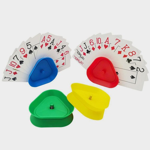 4PCS Card Holders Triangle Shaped Playing Card Holders Board Game Accessories - Bild 11 von 12