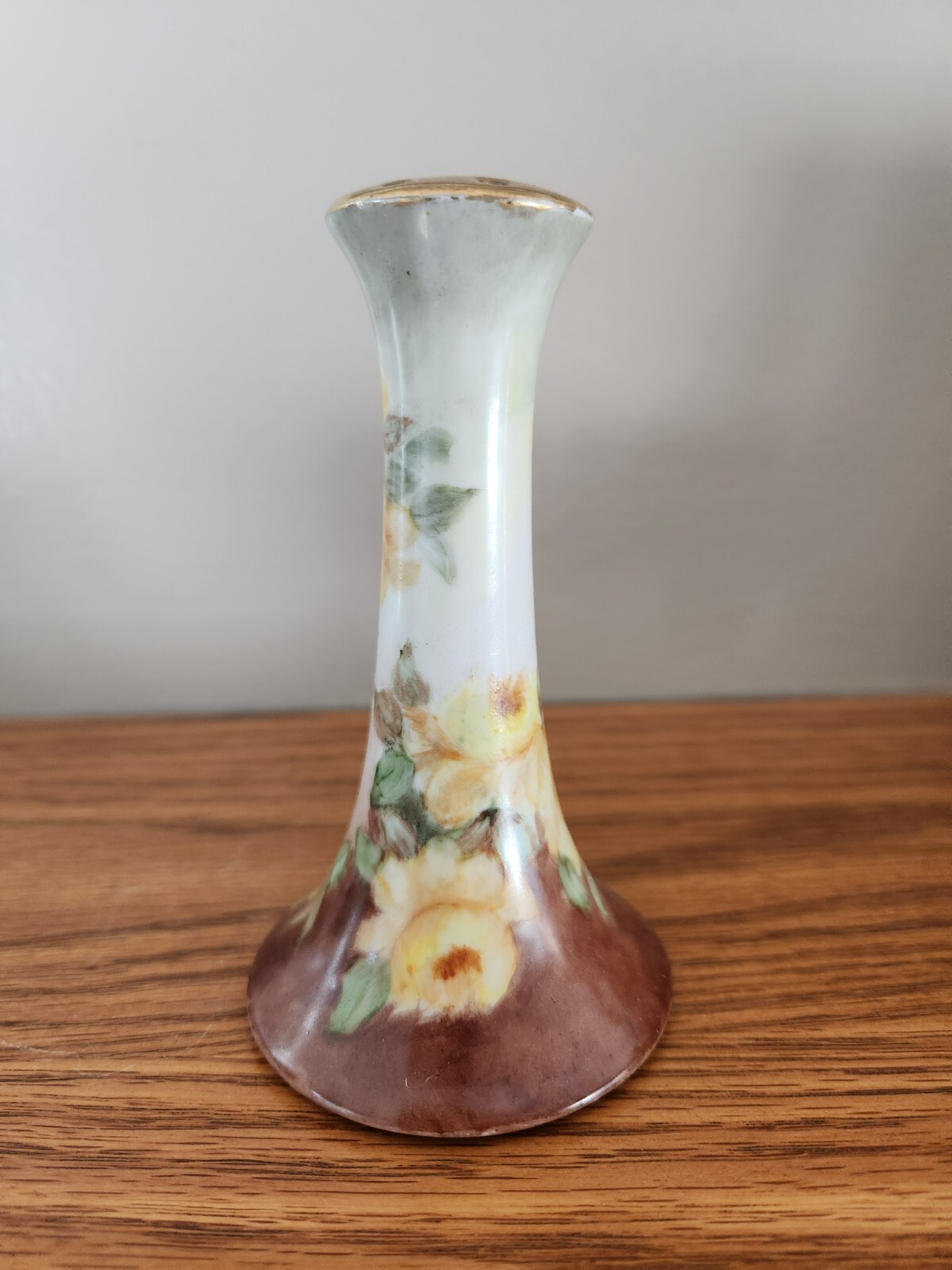 Antique Limoges hand-painted hat pin holder 1880-1920 France-image