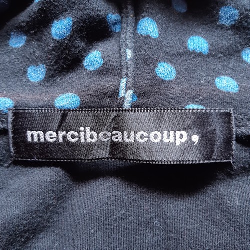 Issey Miyake Mercibeaucoup Zip Hoodie schwarz gepunktet Gr. 1 - Bild 5 von 6