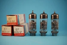 3X Telefunken EF805S NOS NIB Tested Pentode Tubes Rohres Same Code
