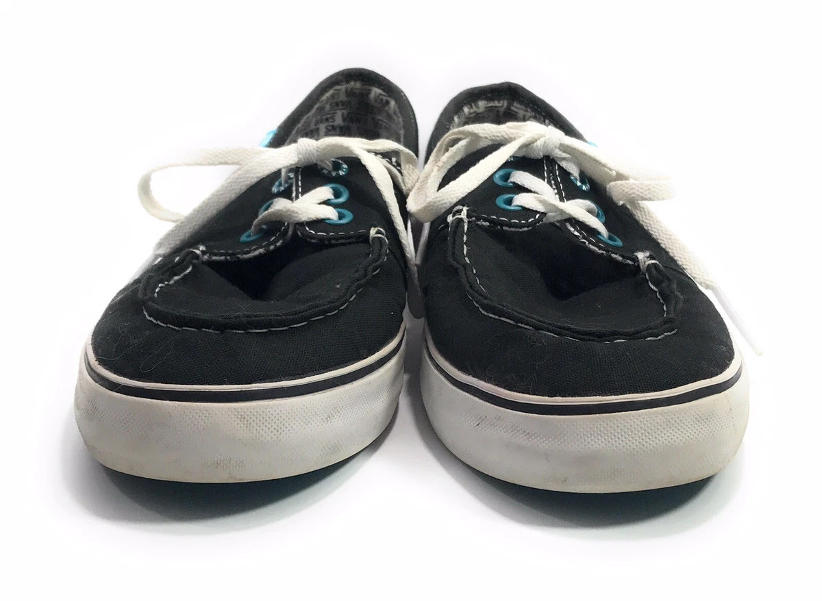 Vans canvas cheap boat shoes