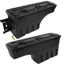 For Ford F150 1997-2014 Truck Bed Swing Utility Storage Tool Box Left+Right Side