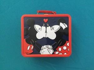 Rare Loungefly Mickey Mouse And Minnie Mouse Lunch Box With Handle