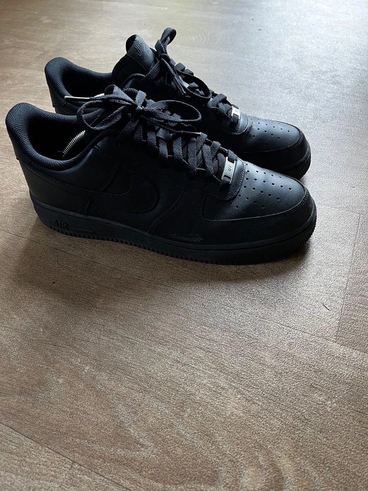 Size 11 - Nike Air Force 1 '07 Low Triple Black, photo 3 of 5