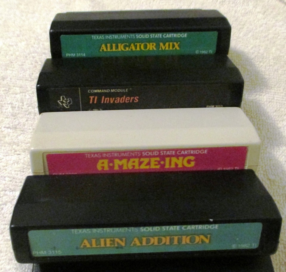 Lot of 9 Texas Instruments Home Computer TI=99/4A Cartridges - Some ...