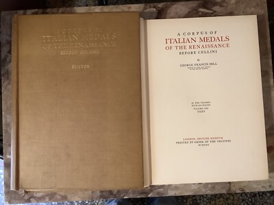 Hill Corpus Italian Medals 1930 Medaglie Italiane British Museum Medaglistica