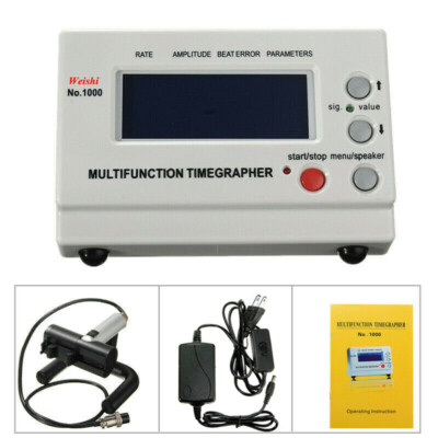 Weishi Mechanical Watch Timing Tester Machine Multifunction Timegrapher NO.1000