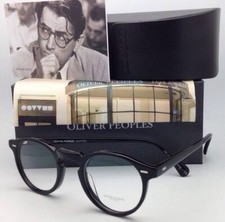 New OLIVER PEOPLES Eyeglasses GREGORY PECK OV 5186 1005 45-23 Round Black Frames
