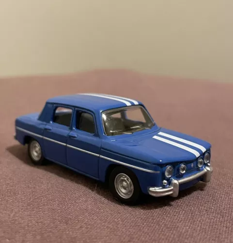 Miniature Norev Renault 8 Gordini R8 1/54 3 inches Bleu Métal Neuve sans Boite