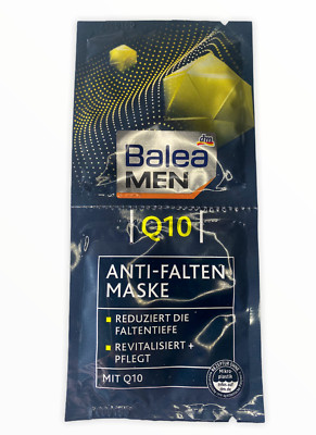 Balea MEN Q10 Anti-wrinkle Reduces depth of wrinkles 2x5 10pieces german product