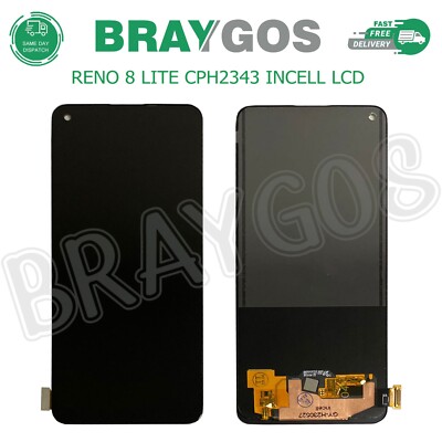 Replacement For OPPO RENO 8 LITE CPH2343 INCELL Touch Screen LCD Display Black