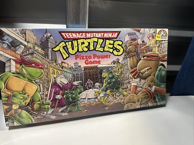 1987 TEENAGE MUTANT NINJA TURTLES PIZZA POWER BOARD GAME SEALED TMNT ROSE ART