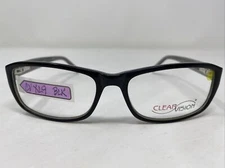 Clear Vision XL9 BLACK LAMINATE 60-18-145 Plastic Full Rim Eyeglasses Frame 3114