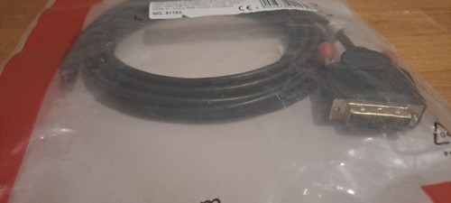 Micro-HDMI auf DVI-D Monitorkabel 3 Meter 3m (Lindy 4115) Digital Video Cable - Bild 2 von 3