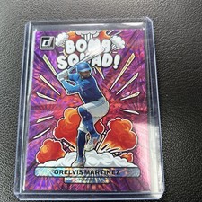 2023 Donruss Bomb Squad Pink Fireworks Orelvis Martinez #BS5 Toronto Blue Jays