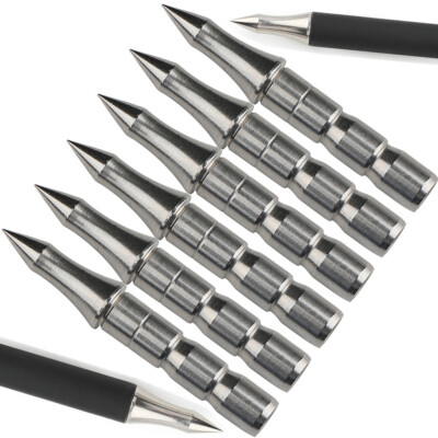 Archery Broadheads 100gr Insert Arrowhead 6.2mm Arrow Points Tip Target Hunting