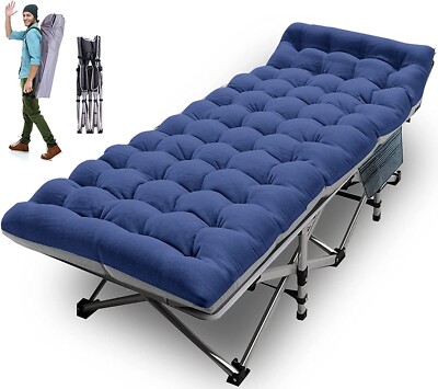Rollaway Guest Bed Cot Fold Out Bed Frame with Thick Memory Collapsible ...