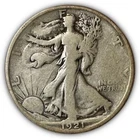 1921-S Walking Liberty Half Dollar Fine F Coin #6021