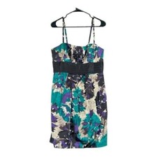 Laundry Shelli Segal 8 Cocktail Dress Party Floral Retro Bloomcore Y2K
