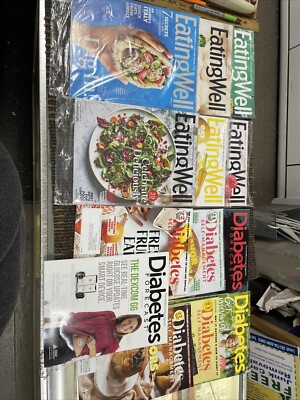 Lot Of 13 Waiting Room.... Magazines - Eating Well and Diabetes Magazine
