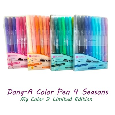 My Color 2 Pen Limited Edition Dong-A, 10 Farben Hello Season 4 Set