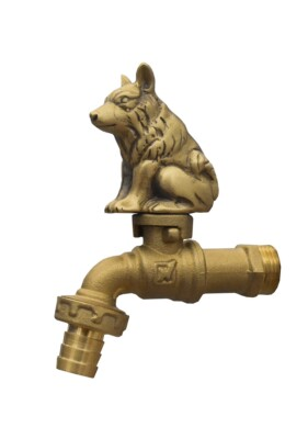 #ad Brass Garden Tap DOG Spigot Faucet Vintage Water Yard Home Decor Outdoor Living $59.99