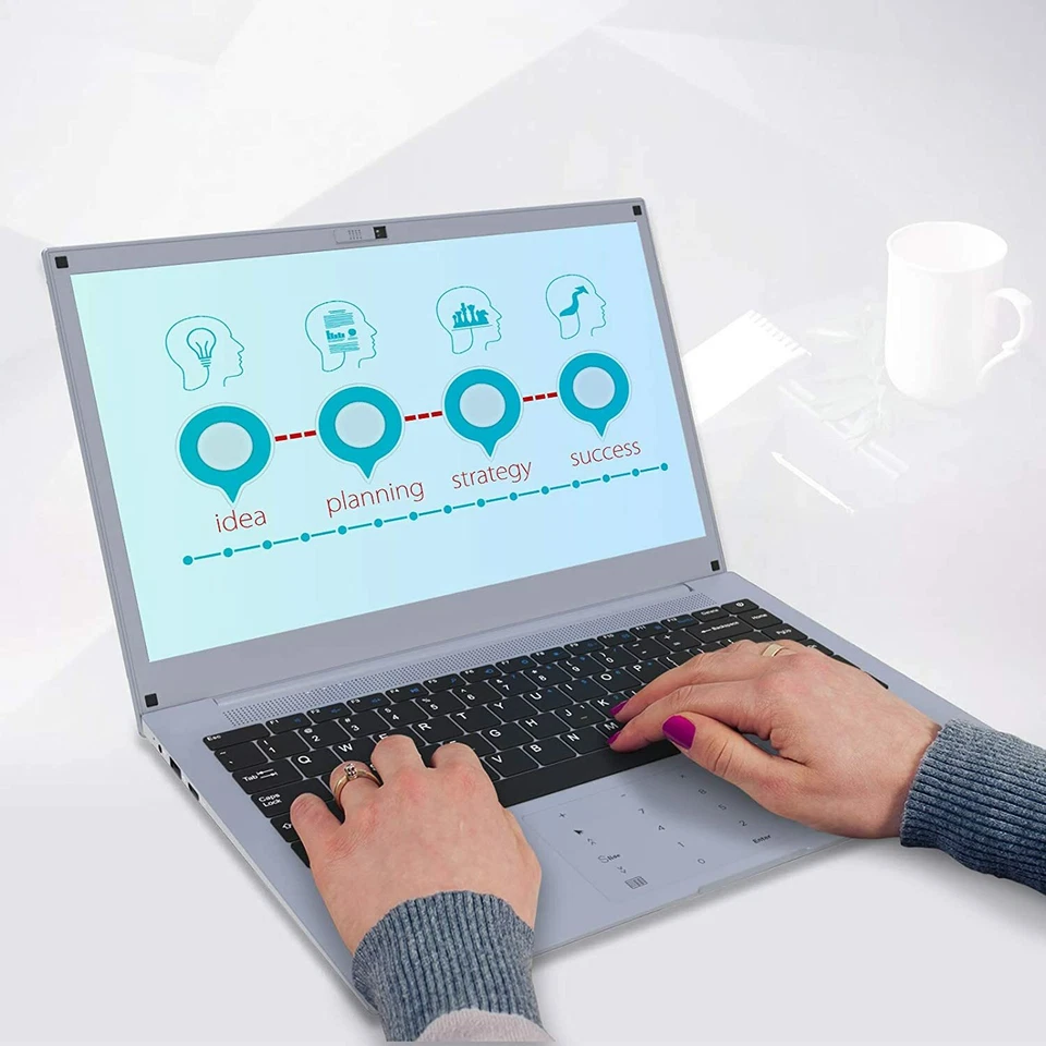 Portátil 14 Pulgadas, Winnovo N140, 6GB RAM, 128GB SSD, Procesador Intel Celeron, FHD I Foto 3 de 4