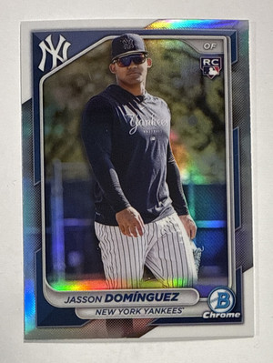 Jasson Dominguez 2024 Bowman Chrome Image Variation SSP #94 Rookie RC Yankees B