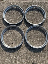Genuine 1940s 1950 Buick Chrysler Chevy Plymouth 15 inch beauty rings trim rings