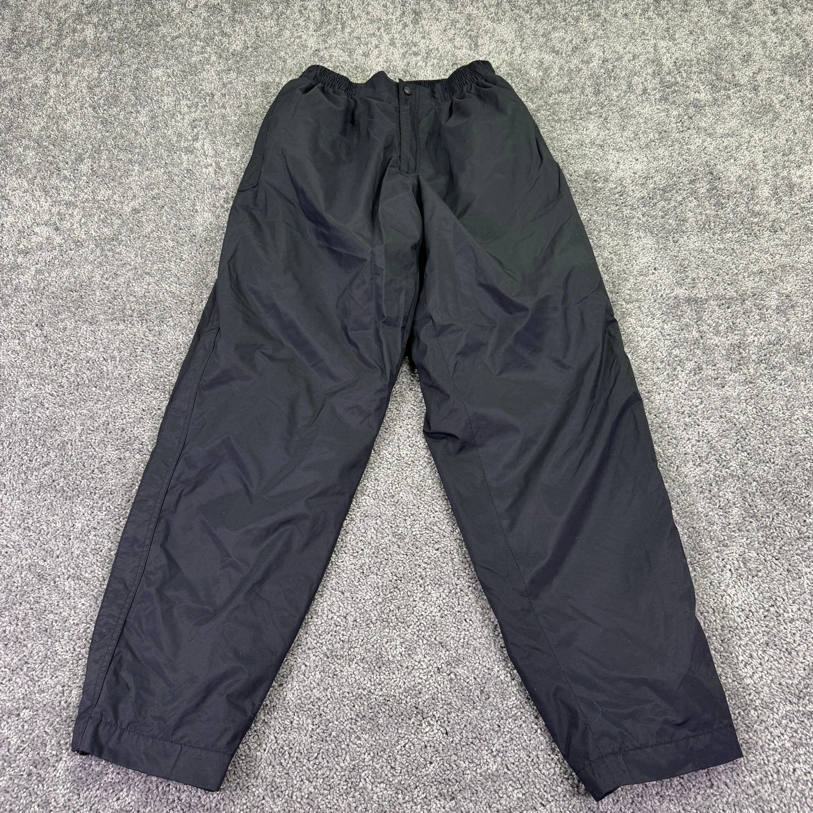 Nike Pants Mens Large Black Storm-FIT Lined Elastic Waist Rain Waterproof